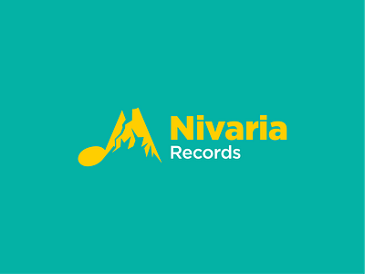 Nivaria Records brand design graphic design identity logo logotype music vector
