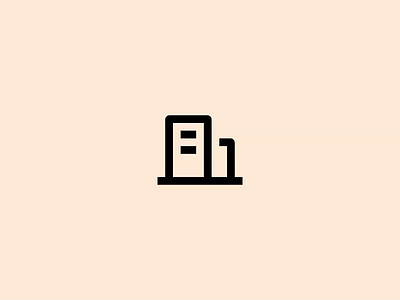 Building Line Icon Animation building building icon building line icon icon animation illustration job lottie office work