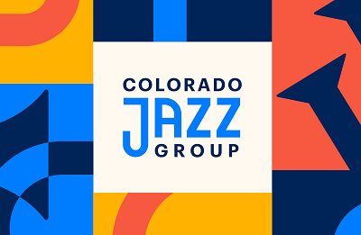 Colorado Jazz Group Logo brand identity branding design logo logo design logotype typography