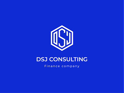 DSJ Consulting brand branding company design finance graphic design identity logo logotype vector