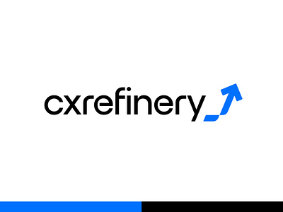 CXR arrow blue clean customer experience internet logo logotype network platform pro professional symbol typography web wordmark