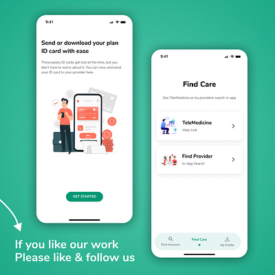 Health Care and Nutrition App Design-UIDesignz app branding dashboard design graphic design illustration logo mobile app design ui ux