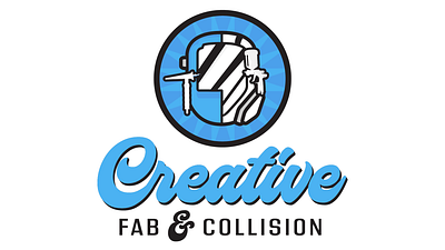 Creative Fab & Collision Logo brand branding design graphic design illustration logo vector