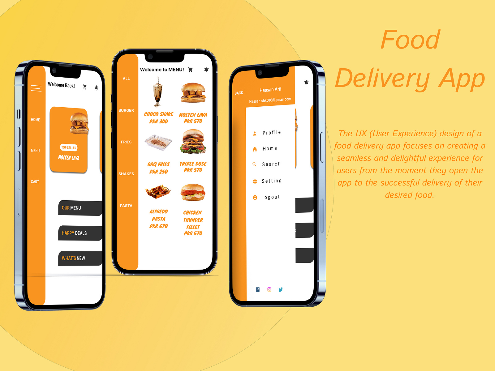 Home Delivery APP by Muhammad Hassan on Dribbble