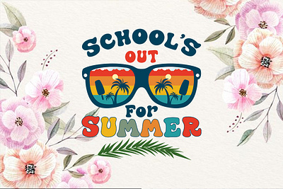 School’s out for Summer-Summer vacation t-shirt schools out for summer sports summer t shirts