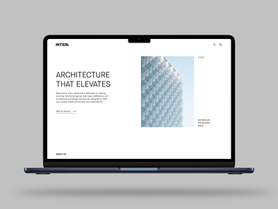 Interi - Architecture website design architech website design architecture architecture website minimalism website website design website ui design