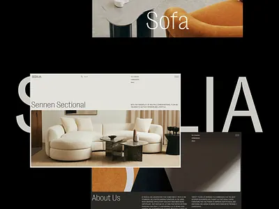 SEDILIA · Full Explorations branding chair concept furniture interaction logo minimal motion parallax product sofa typography ui ux web design