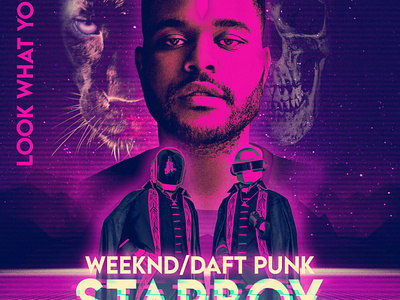 Starboy!!! daft punk design graphic design poster starboy weeknd