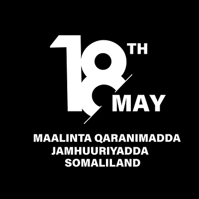 18th May Somaliland 2023 awdal borama branding business cards design graphic design hargeisa illustration logo midfog motion graphics sannad guurada 32aad somaliland t shirts ui xusla 18ka may