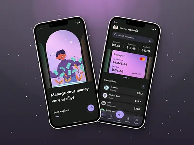 Wallet App - UI Design figma illustration ui uidesign walletapp