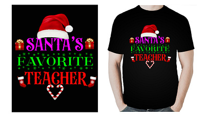 T Shirt Design branding christmas christmas t shirt graphic design logo santa t shirt design t shirts