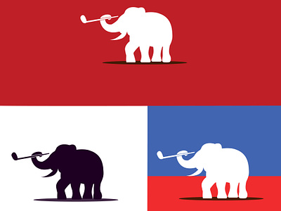 Republican Golf Logo dribblrmonogram elephant golf logo golflogo logo republican golf logo