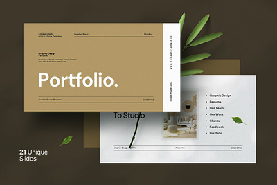 Portfolio & Resume Template #01 app branding design graphic design illustration logo typography ui ux vector