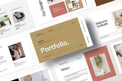 Templat Portofolio & Resume #02 app branding design graphic design illustration logo typography ui ux vector