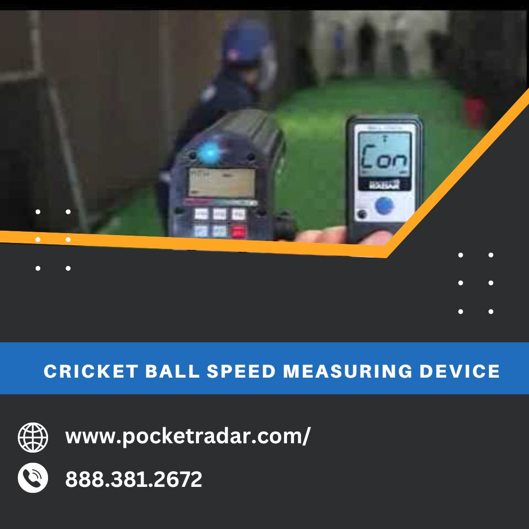 Best Cricket Ball Speed Measuring Device by Pocket Radar on Dribbble