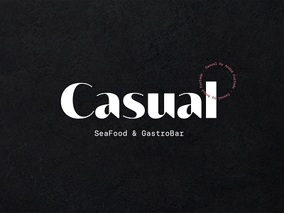 Casual SeaFood & GastroBar branding casual design gastrobar graphic design illustrator logo seafood vector