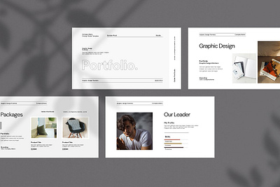 Templat Portofolio & Resume #06 app branding design graphic design illustration logo typography ui ux vector