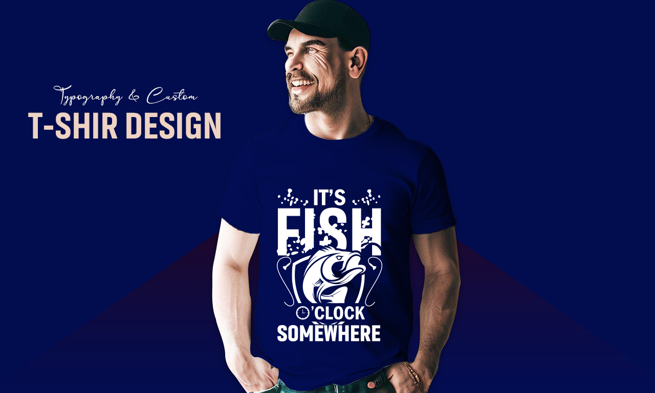 Hunting Fish T-shirt Design by BRISTI AKTER on Dribbble