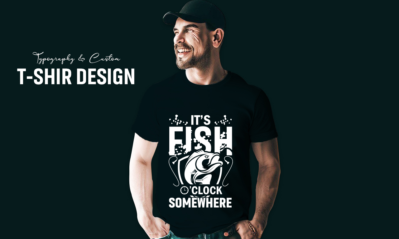 Hunting Fish T-shirt Design by BRISTI AKTER on Dribbble