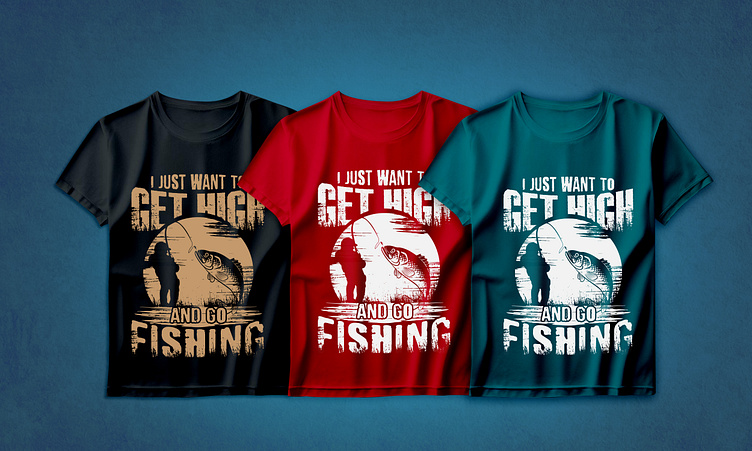 Fishing Vintage T-shirt Design by BRISTI AKTER on Dribbble