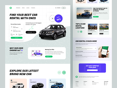 Automobile Website Design automobile automobile website car rent car service cars carwebsite classic design engine muscle car old car rental template tranding design ui design uiuxdesign vehicle vintage car web design website