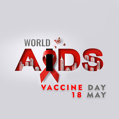 WORLD AIDS VACCINE DAY 3d aids animation branding design graphic graphic design illustration logo photoshop poster ui vaccine world