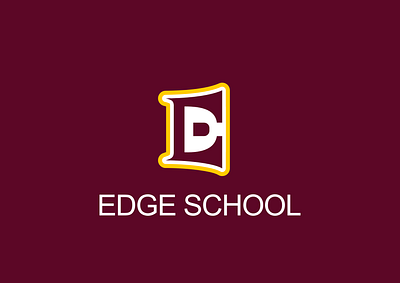 Edge School Logo Rebrand affinity affinity designer amateur branding design logo rebrand redesign school typography vector