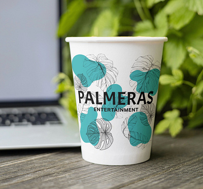 Palmeras Coffee Cup - Branding branding cup graphic design logo