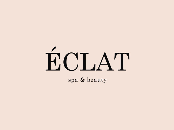 Eclat abstract beautician beauty branding elegant graphic design hair hair spa hairstylist illustration logo design minimalist salon salon ui skincare spa typography ui design vector wellness