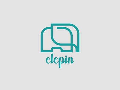 Elepin Logo branding logo typography