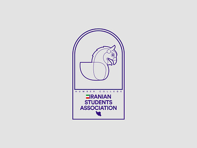 Iranian Students Association Logo branding logo