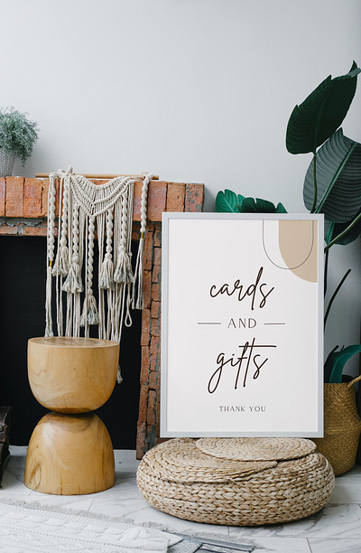 Wedding - Cards & Gifts design signage wedding