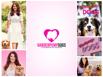 Vanderpump Dogs Logo branding client work dogs graphic design illustration logo vanderpump vector