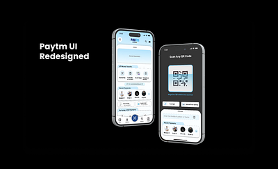 Paytm UI Redesigned app branding design graphic design ui ux