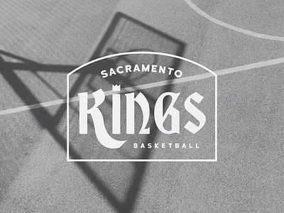 Kings Logo basketball branding design graphic design illustration kings logo nba retro sacramento type vintage