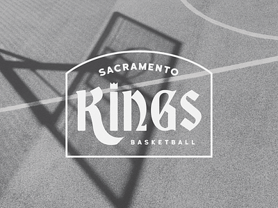 Kings Logo basketball branding design graphic design illustration kings logo nba retro sacramento type vintage
