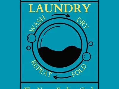 Laundry ♾️ graphic design illustration meme