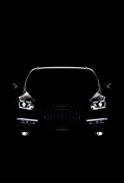 Audi Q7 Dark | 3D image 3d animation audi black c4d car cinema4d dark design graphic design illustration ui