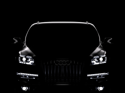 Audi Q7 Dark | 3D image 3d animation audi black c4d car cinema4d dark design graphic design illustration ui