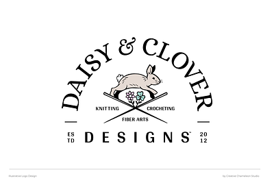 Illustrative Logo | Daisy & Clover Designs branding design graphic design graphic design illustration illustrator logo typography