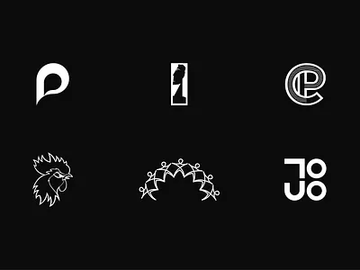 Logos - The Beginnings abstract brand branding brands clean collection design different graphic design icon illustration logo logo designer logos mark marks minimal modern simple vector