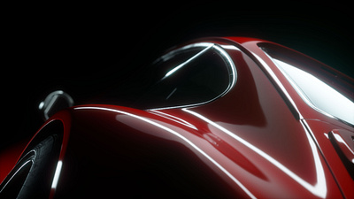 Red Porsche 911 | 3D image 3d animation black c4d car cinema4d colors design graphic design illustration octane porsche red ui