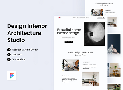 Home Interior website Design app design home interior web mobile ui user interface ux