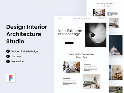Home Interior website Design app design home interior web mobile ui user interface ux