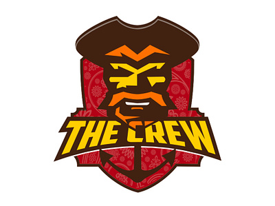 The Crew (men's group) Logo branding design graphic design illustration logo vector