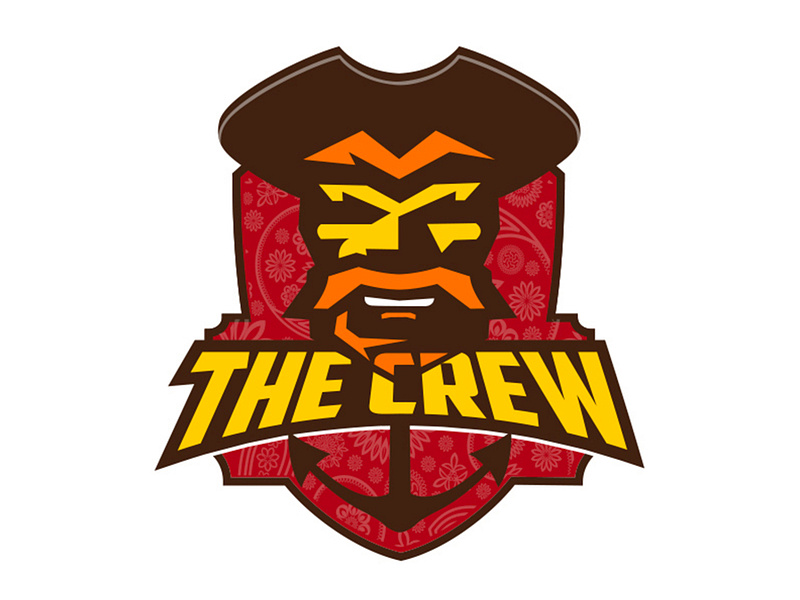 The Crew (men's group) Logo branding design graphic design illustration logo vector