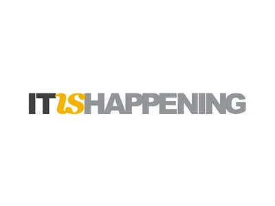 It Is Happening Logo branding design graphic design logo vector