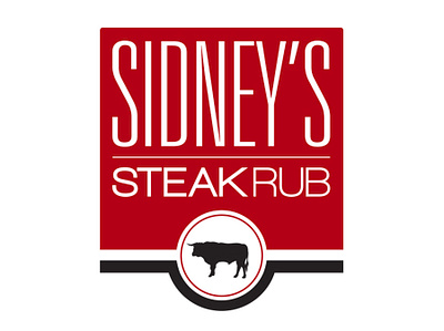 Sidney's Steakrub Logo branding design graphic design logo vector