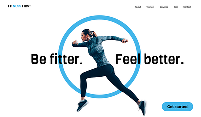 Gym Fitness Landing Page exercise fitness fitness landing page gym gym fitness gym landing page landing landing page run ui ux workout workout landing page