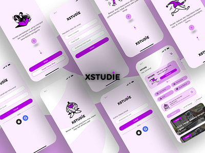 Exploration Education Mobile App android education explore figma ios mobile study ui uiux